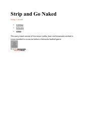 Strip and Go Naked